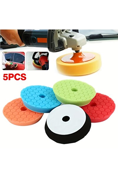 Choice Mixed 5pcs 6 Inch Buffing Polishing Pads 5 Pcs Car Foam Buffing Sponge...