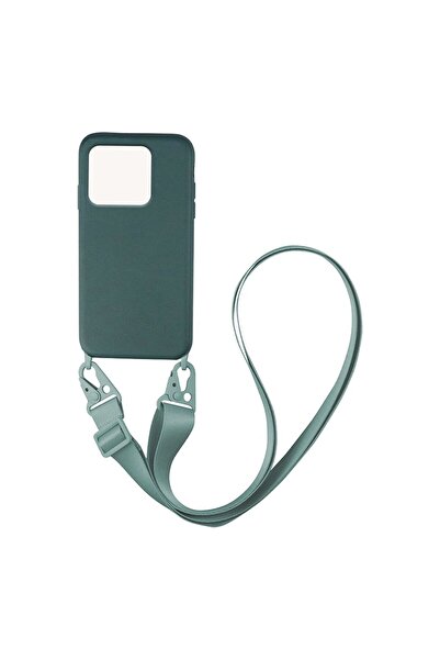 Sonique Θήκη Σιλικόνης με Strap CarryHang Xiaomi Redmi 10C Πράσινο Σκούρο