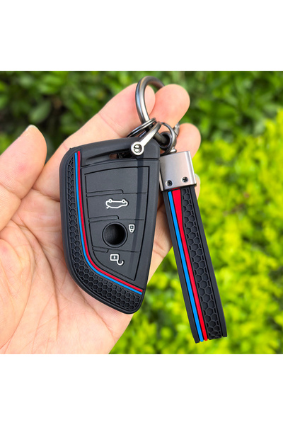 Choice1 With Keychain Silicone Car Remote Key Case Cover Shell Fob For BMW X1...