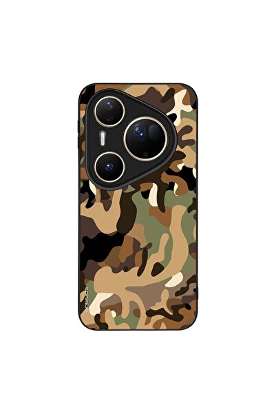 Sonique Θήκη Camouflage Army Series για Huawei Pura 80 Ultra Καφέ