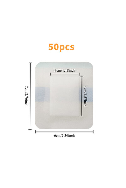 Choice 50pcs 20/50 waterproof patches, soft PU material, easy to replace, ess...