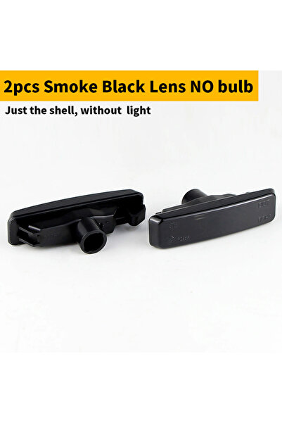 Choice Smoke lens No bulb 2Pcs Smoke Fender Side Marker Lights Cover Shell 63...