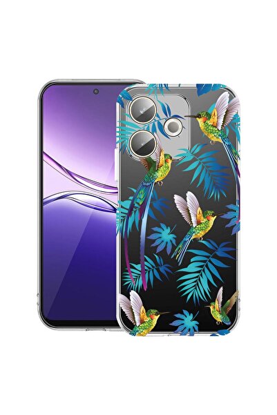 bestcase ¬Æ Husa Clear Silicon pentru OPPO A5 Pro 5G, Wild Tropical, 2042415 ...