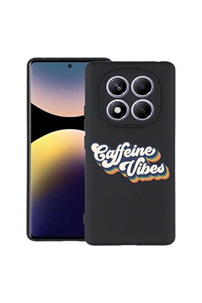 bestcase ¬Æ Husa pentru Xiaomi Redmi Note 14 Pro 4G, Caffeine Vibes, Slim Sil...