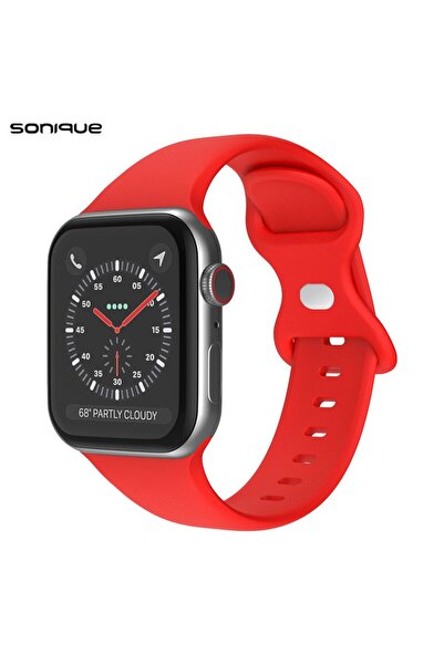 Sonique Λουράκι Σιλικόνης Butterfly Band για Apple Watch (38/40/41MM) Κόκκινο