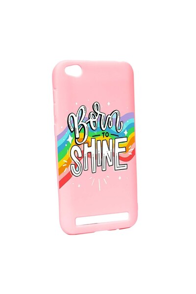 bestcase Husa de protectie cu mesaj Born to shine, pentru Xiaomi Redmi 5A, re...