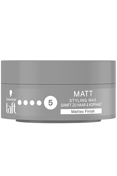 Taft Matt Styling Wax No.5, Mat Bitiş Saç Şekillendirici Wax 75ml