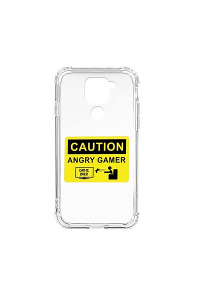 bestcase Антишоков силиконов калъф, съвместим с Xiaomi Redmi Note 9 4G, Angry...