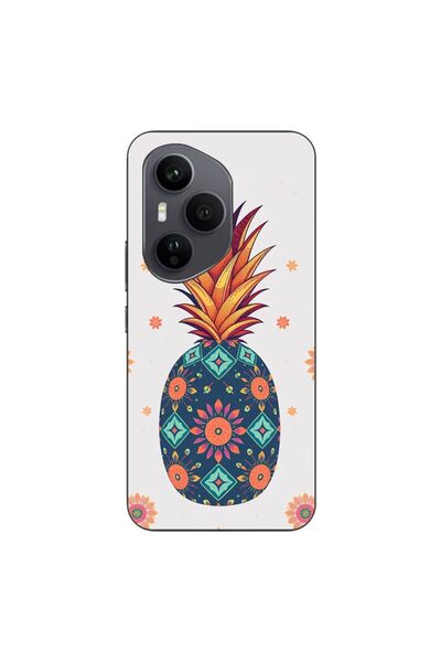 OEM Husa compatibila cu Honor 400 Pro Silicon Gel Tpu Model Floral Pineapple