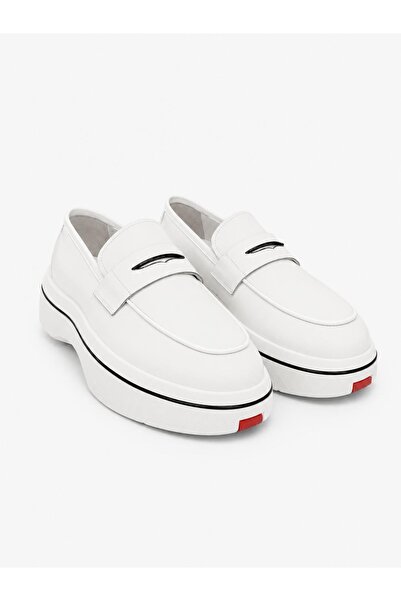 Msport 23239 White Trend Sneaker από γνήσιο δέρμα