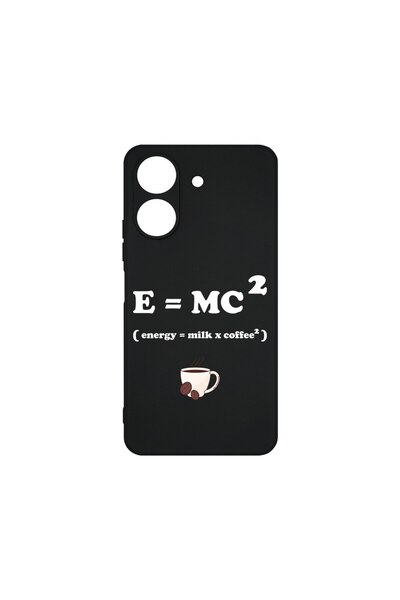 bestcase ¬Æ Husa Slim Silicon pentru Xiaomi Redmi 13C 4G, Energy = Coffee X M...