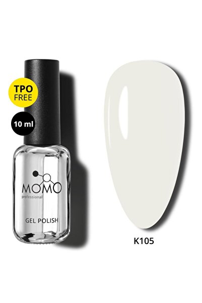 MOMO professional Kalıcı Oje K105, Kırık Beyaz, 10 ml