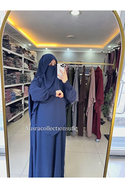 Yüsra Collection Costum Sahra și set de sufleuri din 2 piese