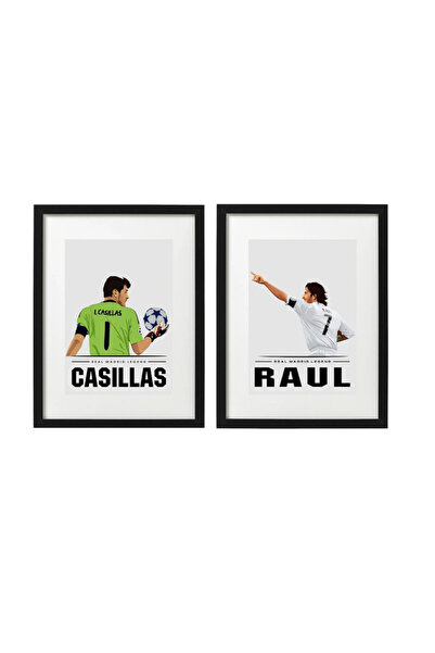 Boomah Accessories Set of 2, Real Madrid Legends ( Casillas - Raul Gonzalez) ...