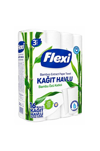 Flexi Paper Towels 3-Ply Bamboo Extract 16 Rolls