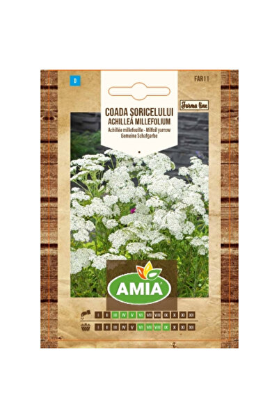 Amia Seminte de coada soricelului, Farma Line, Achillea millefolium