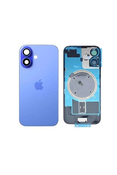 Yedcom Apple Uyumlu iPhone 16 Arka Kapak Full Kamera Camlı Pil Kapağı - Magsa...
