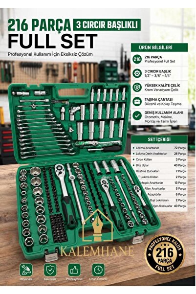 kalemhane 216 Parça Lokma Takımı Full Set