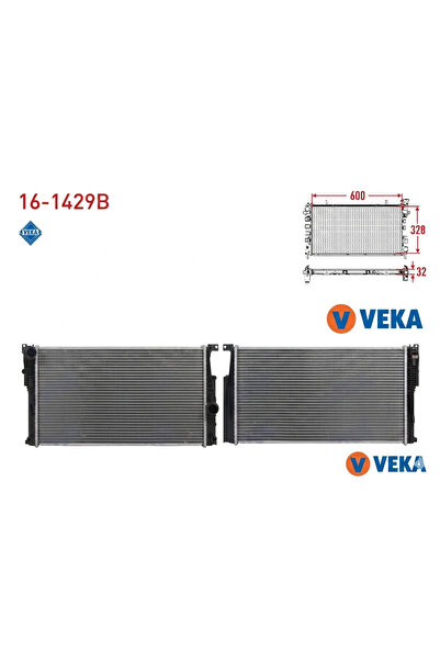 Veka BMW MOTOR SU RADYATÖRÜ (F30) 318i - 320i - 328i - 335i A-T 2011-/ 4 (F32) 418i - 420i - 428i A-T 2013-/ OEM 1711761880