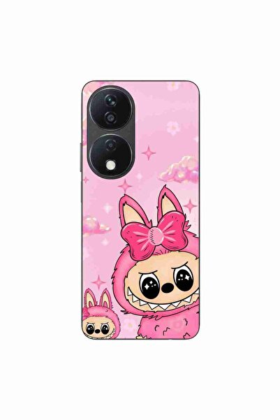 OEM Husa compatibila cu Honor X7b Silicon Gel Tpu Model Labubu Pink Fantasy