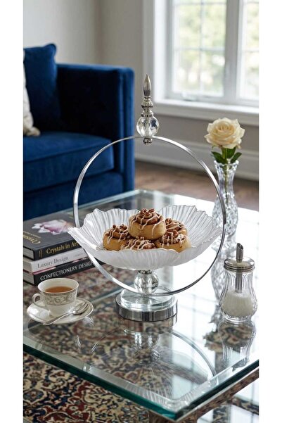 Generic Luxury Style Dessert Fruit Tray with Elevated Stand Modern Design Dec...