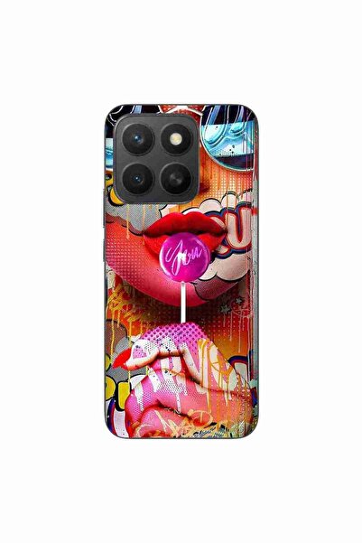 OEM Husa compatibila cu Honor X8c Silicon Gel Tpu Model Pop Art Lolipop
