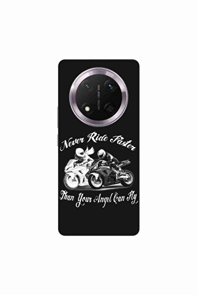 OEM Husa compatibila cu Honor Magic7 Lite Silicon Gel Tpu Model Never Ride Fa...