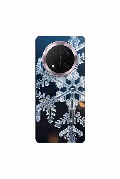 OEM Case compatible with Honor Magic7 Lite Silicone Gel Tpu Model Big Snowflake