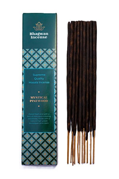 Bhagwan Incense Pin Mistiv - bețișoare parfumate masala naturale premium, 15g