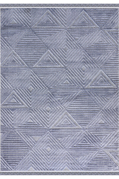 Generic Brand Gray Hav Dust-Free Modern Geometric Patterned Woven Living Room...