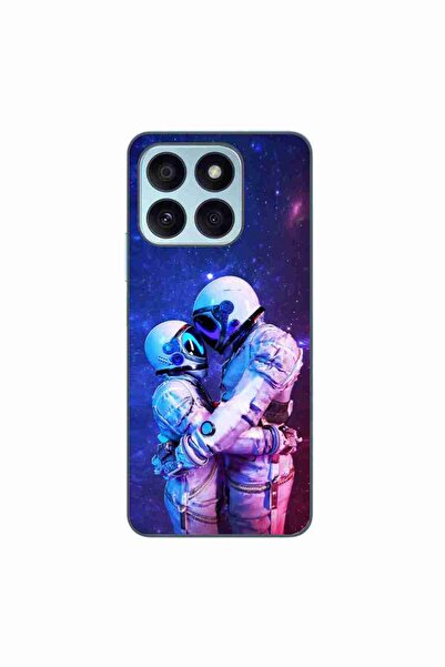 OEM Husa compatibila cu Honor X8b Silicon Gel Tpu Model Astronauts Couple