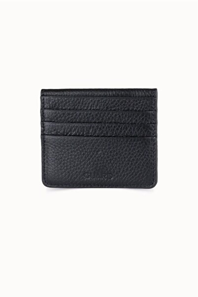 GUARD Black Shiny Genuine Leather Patchwork Design Credit Card Holder // Grd2...