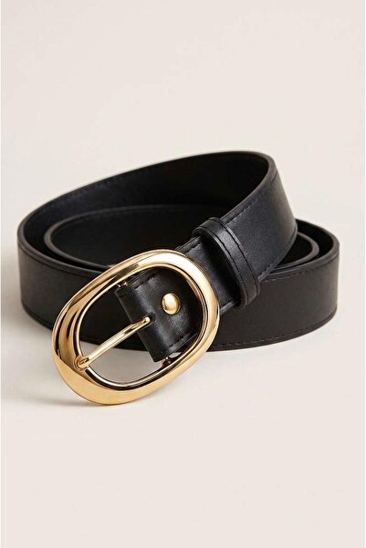 MODAM HİFA Stylish Women's Belt with Oval Buckle, Trouser Belt, Dress Belt, J...
