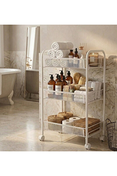 AGD Mobile Shelving Unit, Organizer for Kitchen, Bathroom or Office File Orga...