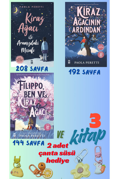 Genç Timaş 5.6.7. Sınıf Okuma Seti 3 Kitap Kiraz Ağacının Ardından-Filippo Be...