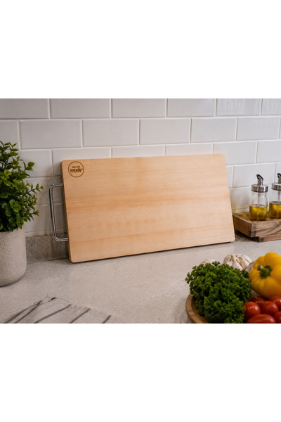 Dania 🪵   Premium Pine Wood Cutting Board 47 X 23.5 cm – Spacious and Stylis...