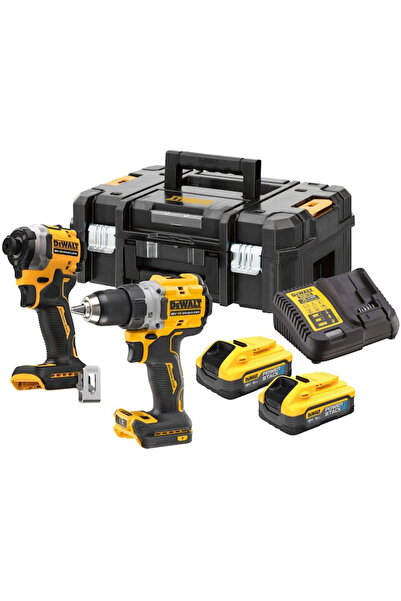 Dewalt DCK2051H2T 18V XR Brushless Cordless Drill & Impact Driver Kit, 2x 5Ah...