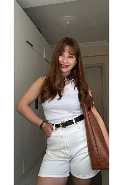Butik Yuvia Yüksek Bel Kot Şort