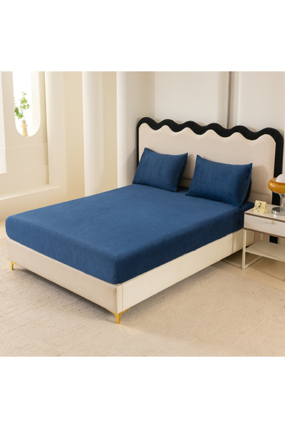 Bleco Soft & Cozy Time Exclusive Printed Cut Velvet Milk Fleece Bedding