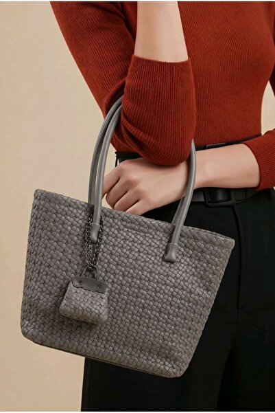 Monalisa Home Monallsa Home Ççs Women's Gray 18038 Shoulder Strap Bag