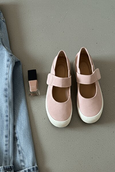 DURUNUN BUTİĞİ Varna Powder Suede (3 cm Heel) Round Toe Detailed Loafer Shoes