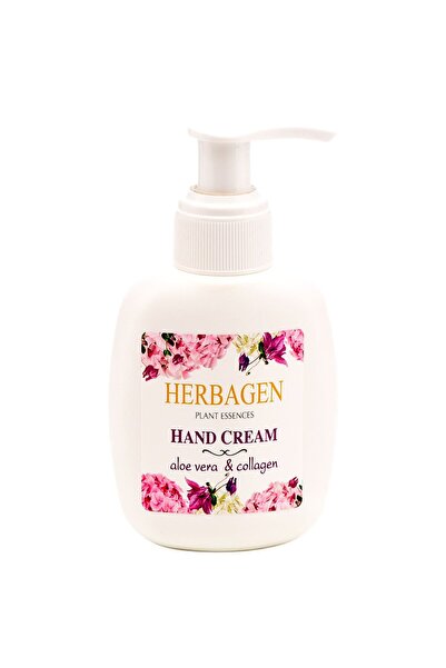 Herbagen Hand cream with aloe vera and collagen without parabens and dyes 100gr