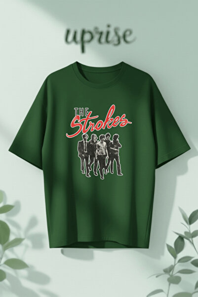 Vordevia Tricou oversize din bumbac cu imprimeu The Strokes