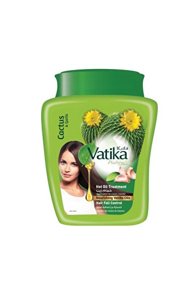 Vatika حمام زيت للشعر حماية من التساقط بالثوم والصبار وجوز الهند من فاتيكا - ...