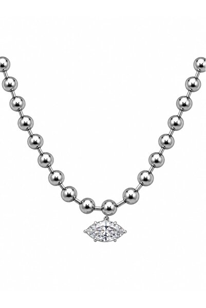 CHARMLUCKY Special Series Marki̇z Stone Charm Necklace