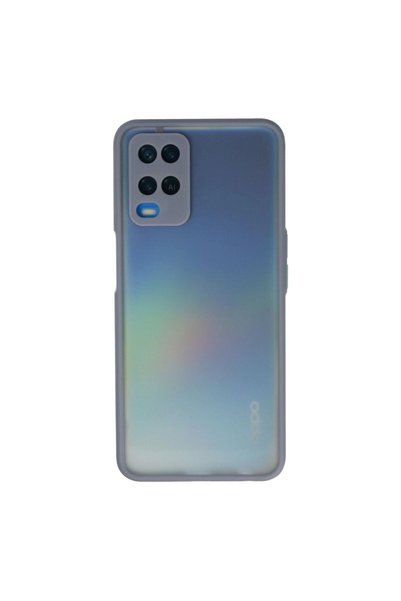 OEM Oppo A54 4g Case Montreal Silicone Cover - Gray
