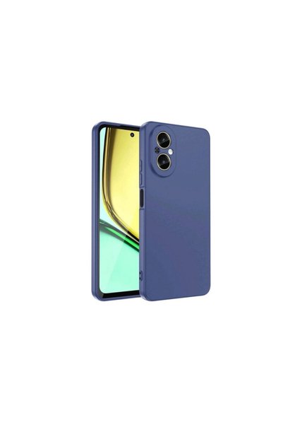 Generic Brand Realme 12 Lite Case First Silicone - Navy Blue