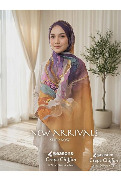 4seasons scarf Turban - Hijab -Scarf -Shawl