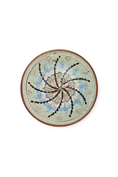 CERAMICA DE HOREZU Farfurie Tradițională Model 2427 D1C3 Multicoloră M6 27cm