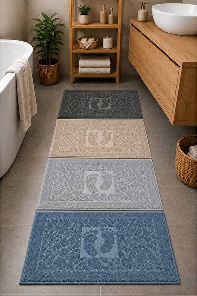 Mela Home Set de 4 prosoape pentru picioare-covorașe pentru picioare 50*70 cm...